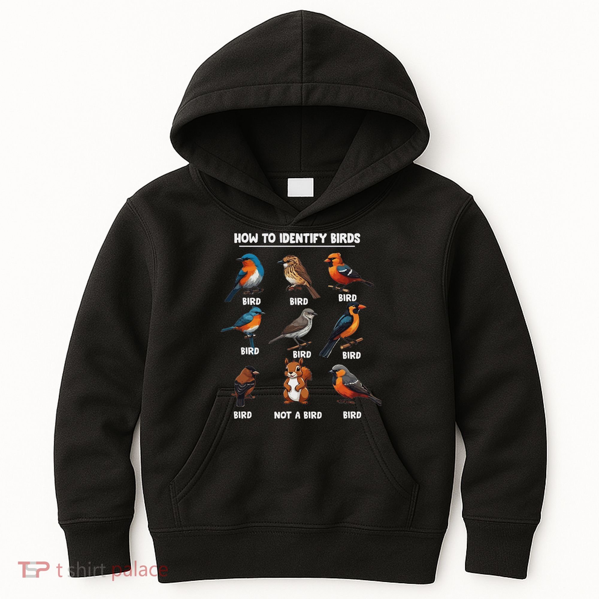 Bird How To Identify Birds Birds Lovers Watching Kids Hoodie