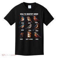 Bird How To Identify Birds Birds Lovers Watching Kids T-Shirt thumb 0