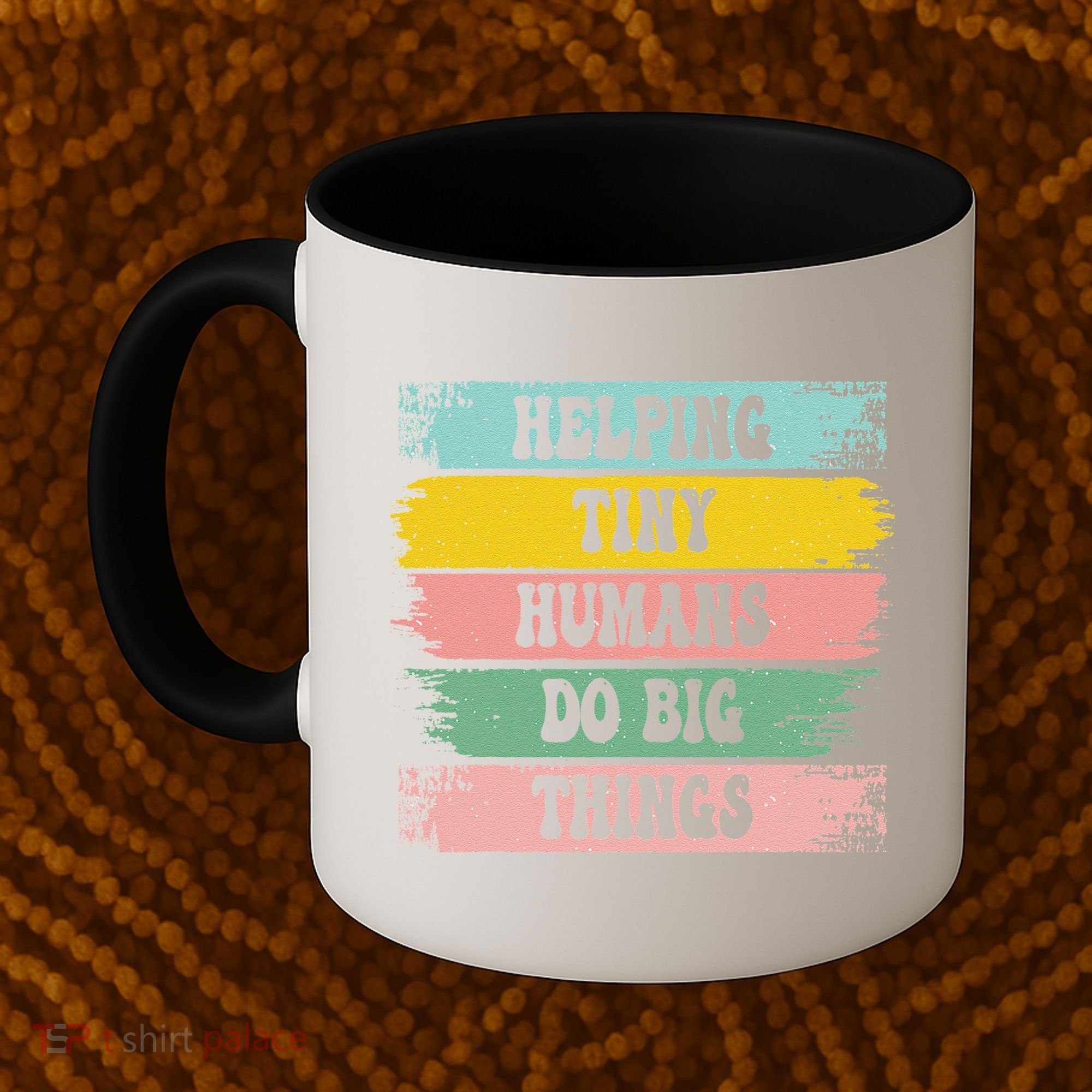 Brushstroke Helping Tiny Humans Do Big Things Speed Teacher Coffee Mug