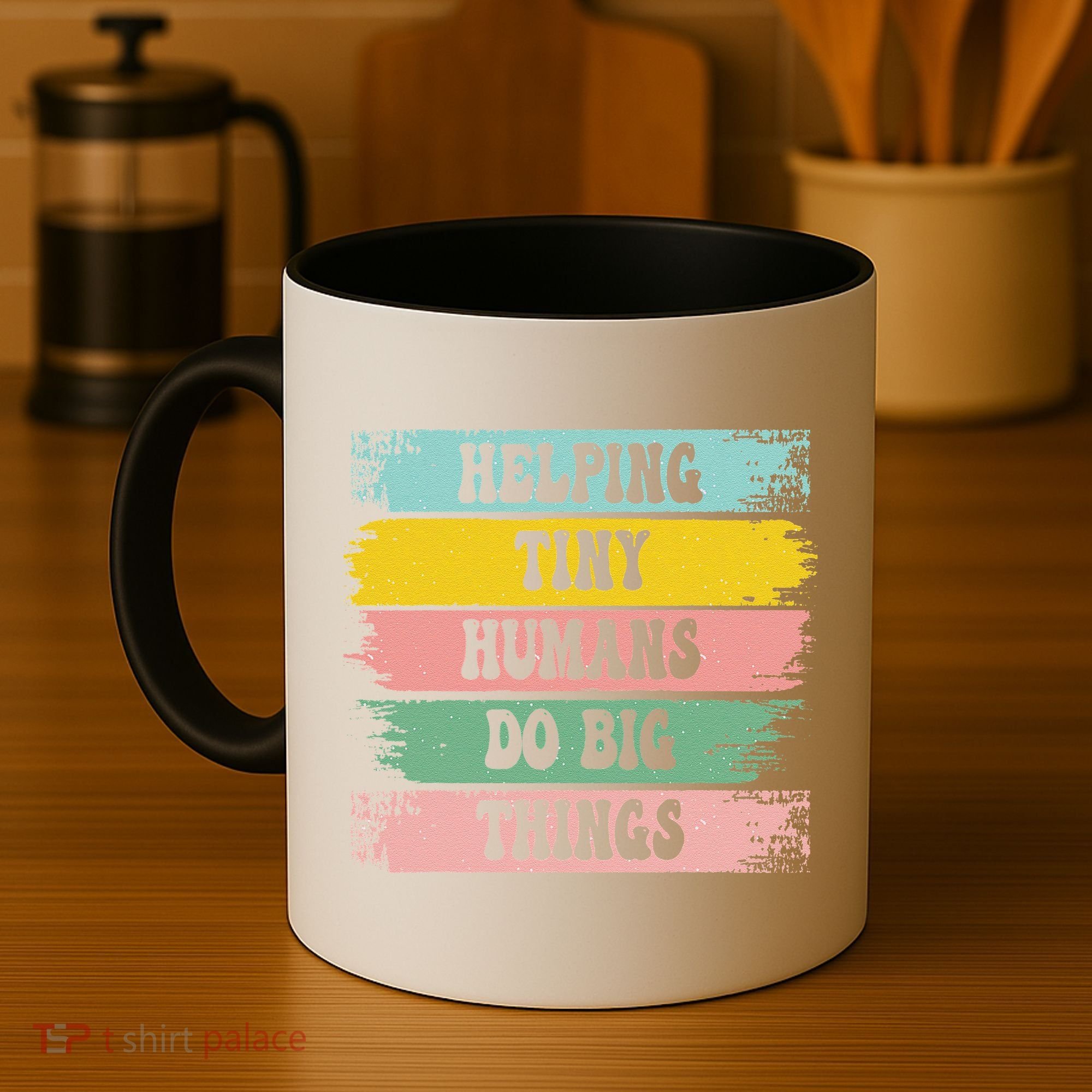 Brushstroke Helping Tiny Humans Do Big Things Speed Teacher Coffee Mug