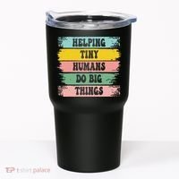 Brushstroke Helping Tiny Humans Do Big Things Speed Teacher Tumbler thumb 0