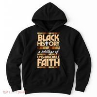 Black History Unshakeable Faith Christian Hoodie thumb 0