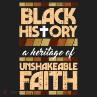 Black History Unshakeable Faith Christian Beanie thumb 2