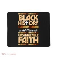 Black History Unshakeable Faith Christian Mousepad thumb 0