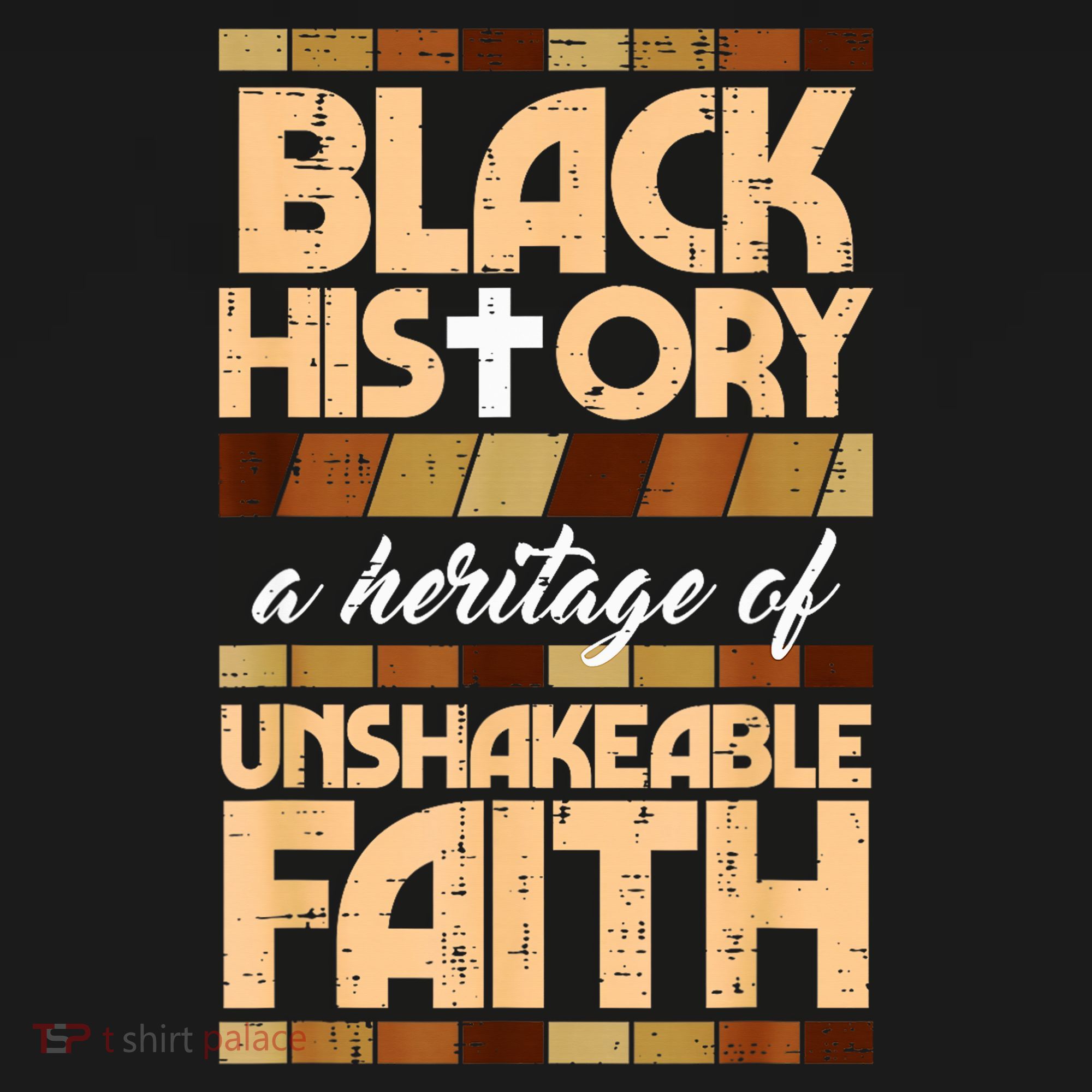 Black History Unshakeable Faith Christian Mousepad