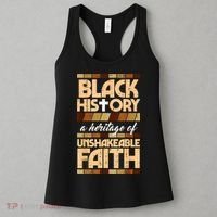 Black History Unshakeable Faith Christian Women's Tank Top thumb 3