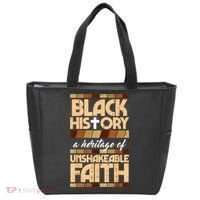 Black History Unshakeable Faith Christian Tote Bag thumb 0