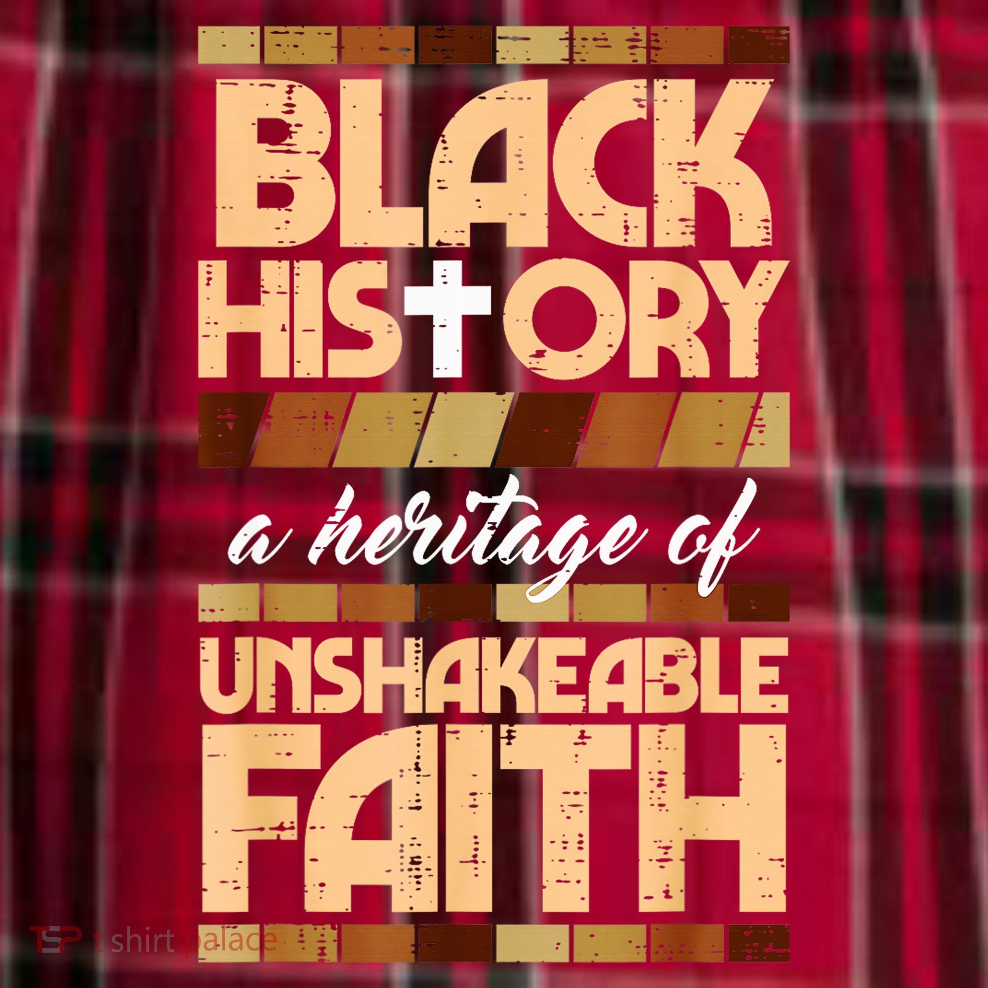 Black History Unshakeable Faith Christian Women's Flannel Plaid Pajama Pants
