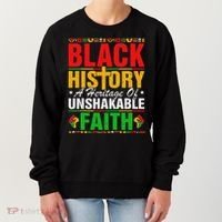 Black History Unshakeable Faith Junenth African American Women's Sweatshirt thumb 0