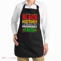 Black History Unshakeable Faith Junenth African American Apron thumb 2