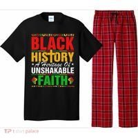 Black History Unshakeable Faith Junenth African American Pajama Set thumb 0