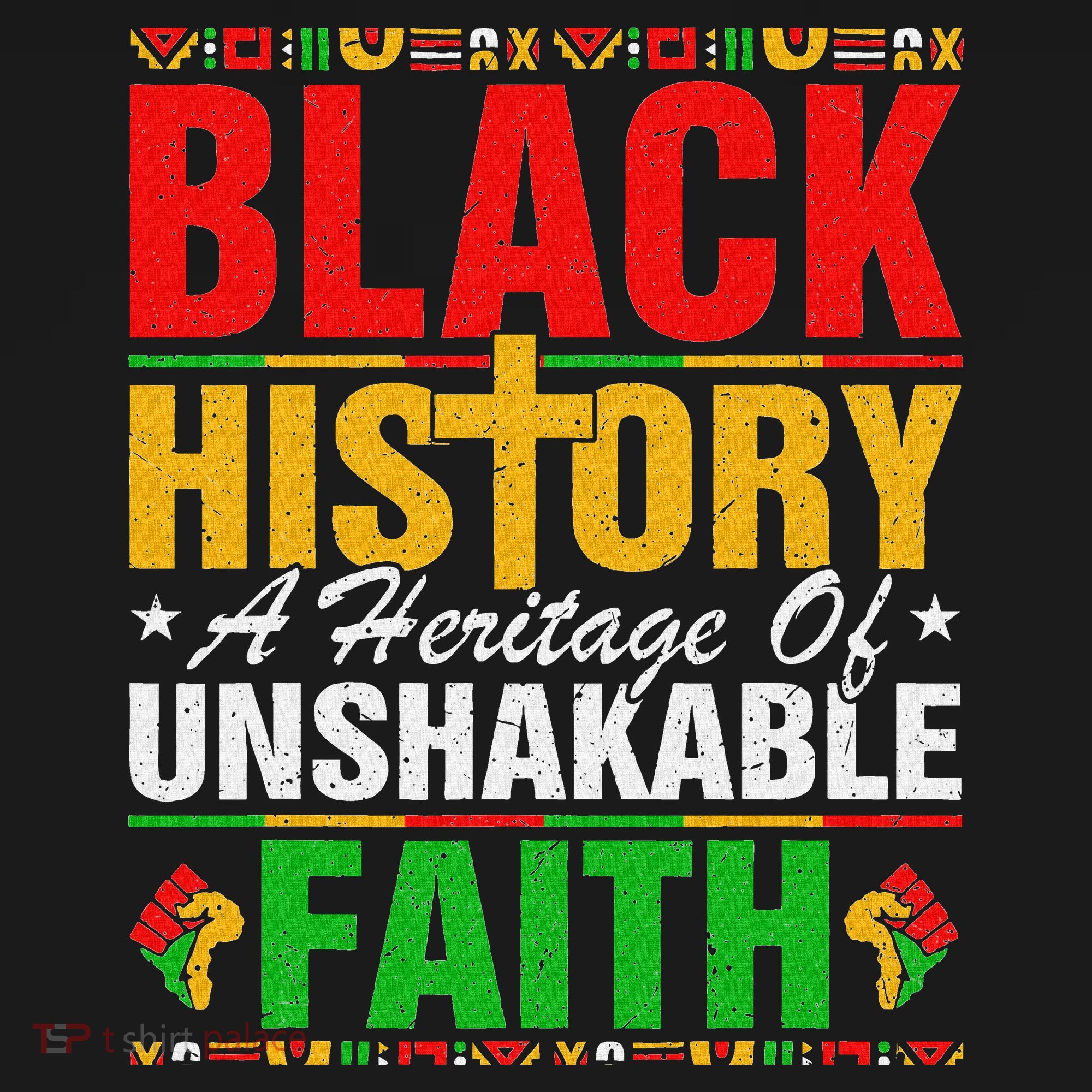 Black History Unshakeable Faith Junenth African American Women's Hoodie