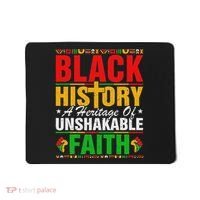 Black History Unshakeable Faith Junenth African American Mousepad thumb 0