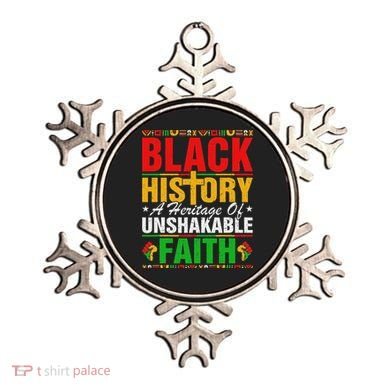 Black History Unshakeable Faith Junenth African American Ornament