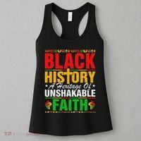 Black History Unshakeable Faith Junenth African American Women's Tank Top thumb 3