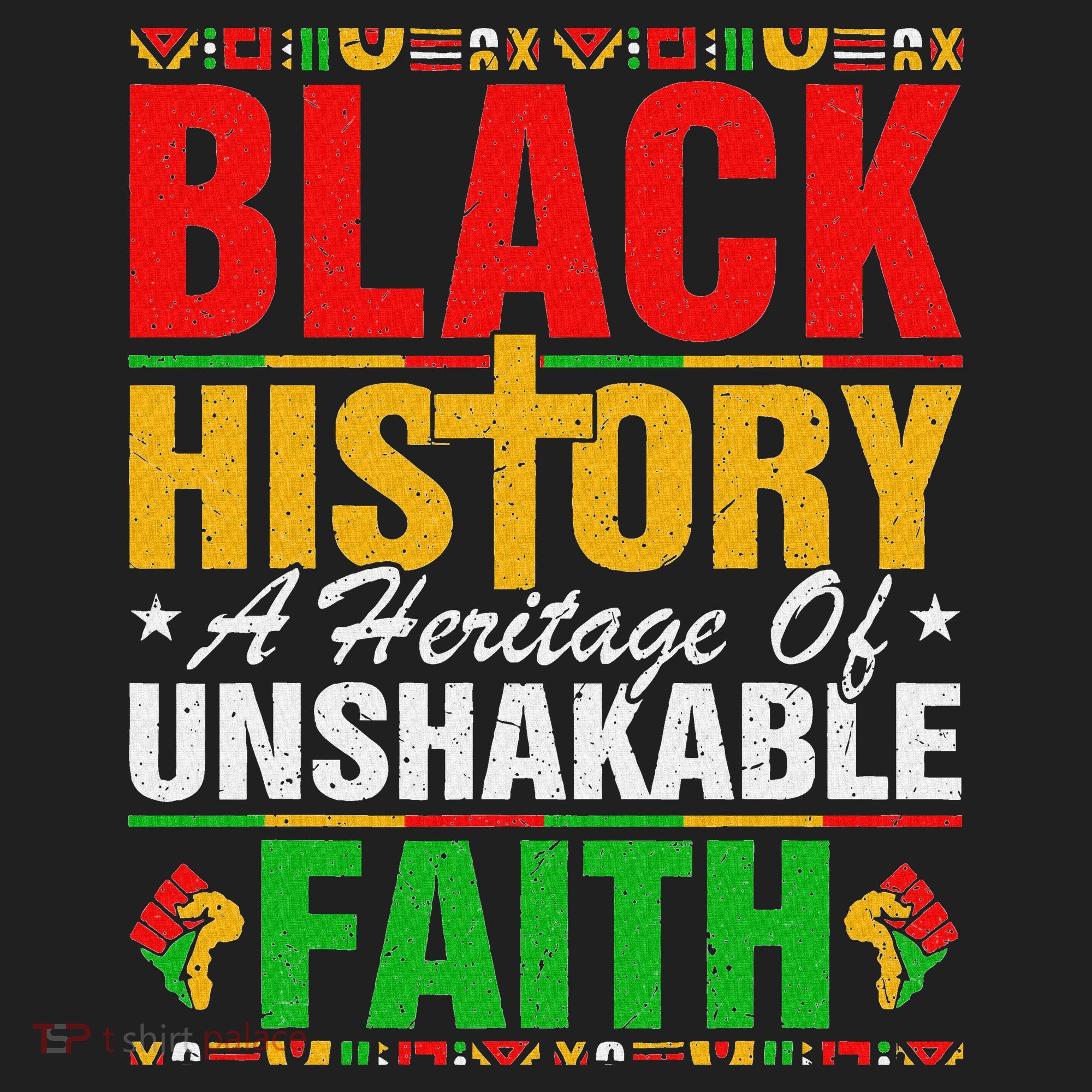 Black History Unshakeable Faith Junenth African American Hat