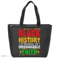 Black History Unshakeable Faith Junenth African American Tote Bag thumb 0