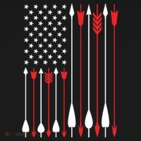 Bow Hunting Usa American Flag Archery Cute Gift Bow Hunter Women's Hoodie thumb 2
