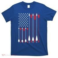Bow Hunting Usa American Flag Archery Cute Gift Bow Hunter T-Shirt thumb 0