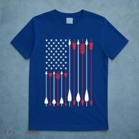 Bow Hunting Usa American Flag Archery Cute Gift Bow Hunter T-Shirt thumb 5