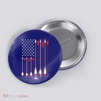 Bow Hunting Usa American Flag Archery Cute Gift Bow Hunter Button thumb 0