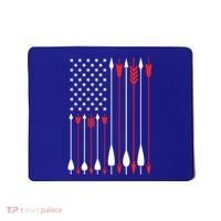 Bow Hunting Usa American Flag Archery Cute Gift Bow Hunter Mousepad thumb 0