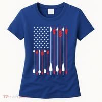 Bow Hunting Usa American Flag Archery Cute Gift Bow Hunter Women's T-Shirt thumb 0
