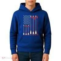 Bow Hunting Usa American Flag Archery Cute Gift Bow Hunter Kids Hoodie thumb 4