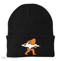 Bigfoot Holding UP Of Michigan Upper Peninsula Beanie thumb 0