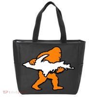 Bigfoot Holding UP Of Michigan Upper Peninsula Tote Bag thumb 0