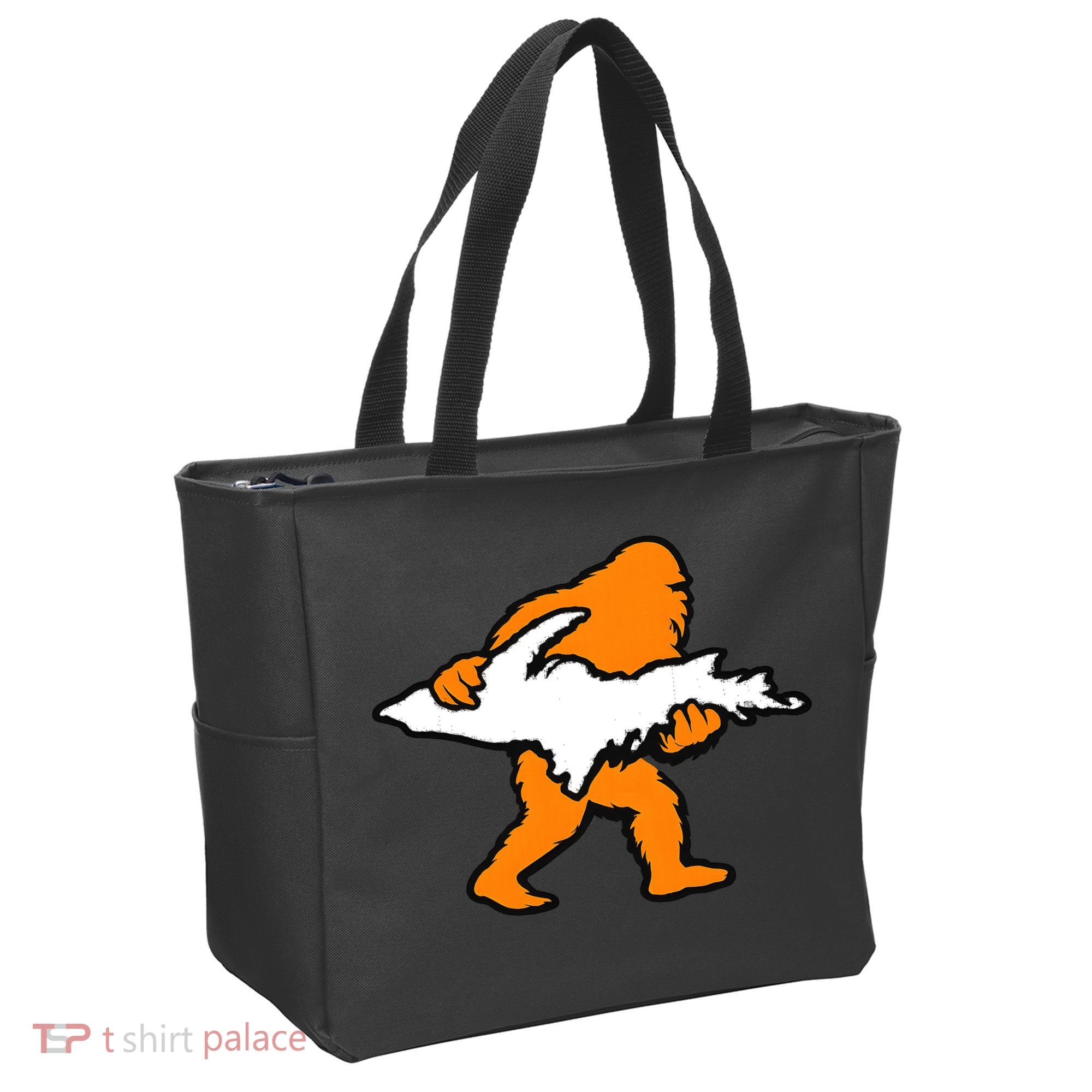 Bigfoot Holding UP Of Michigan Upper Peninsula Tote Bag