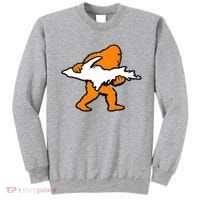 Bigfoot Holding UP Of Michigan Upper Peninsula Sweatshirt thumb 0