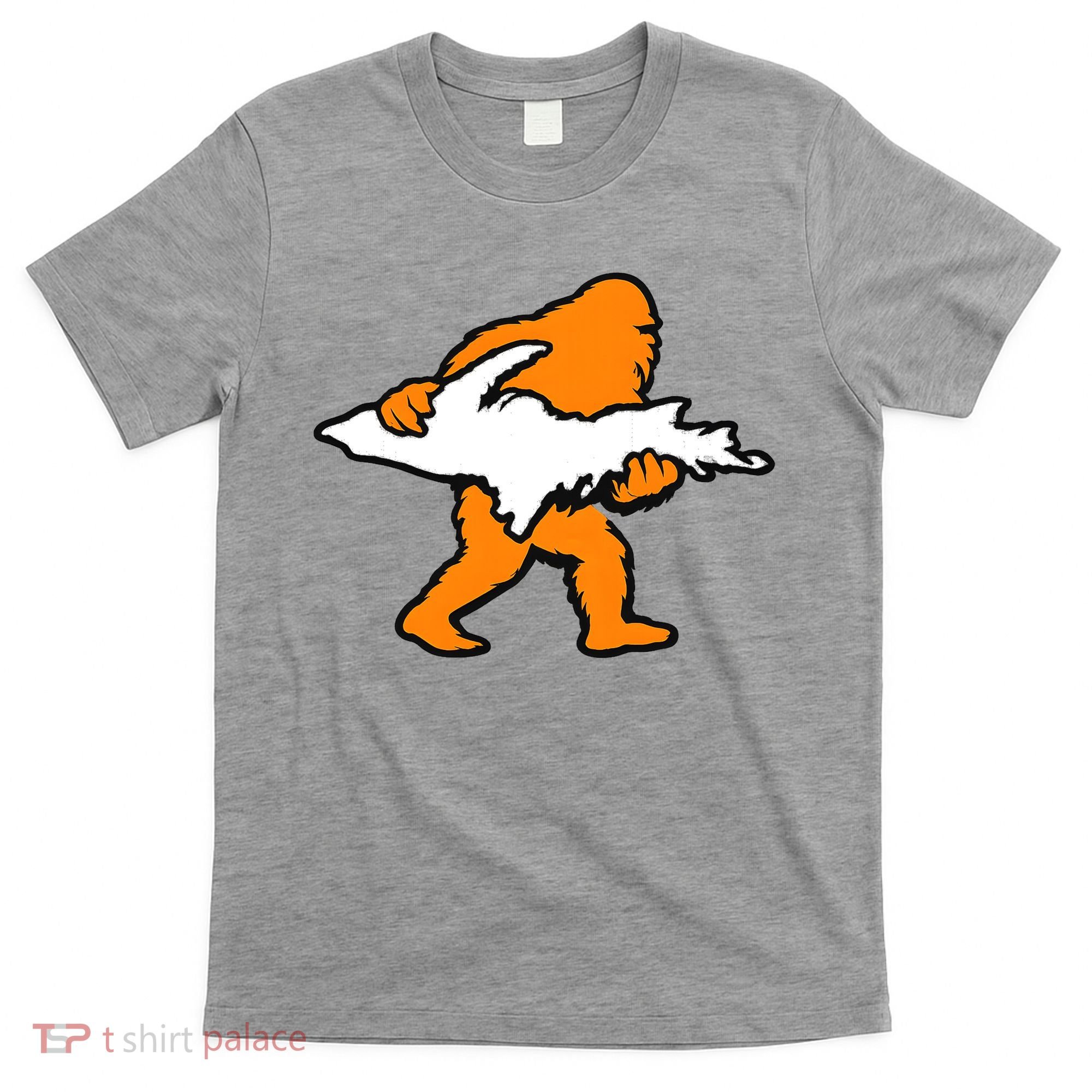 Bigfoot Holding UP Of Michigan Upper Peninsula T-Shirt