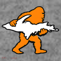 Bigfoot Holding UP Of Michigan Upper Peninsula Polo thumb 2
