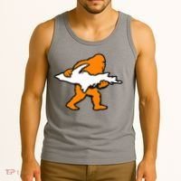 Bigfoot Holding UP Of Michigan Upper Peninsula Tank Top thumb 3