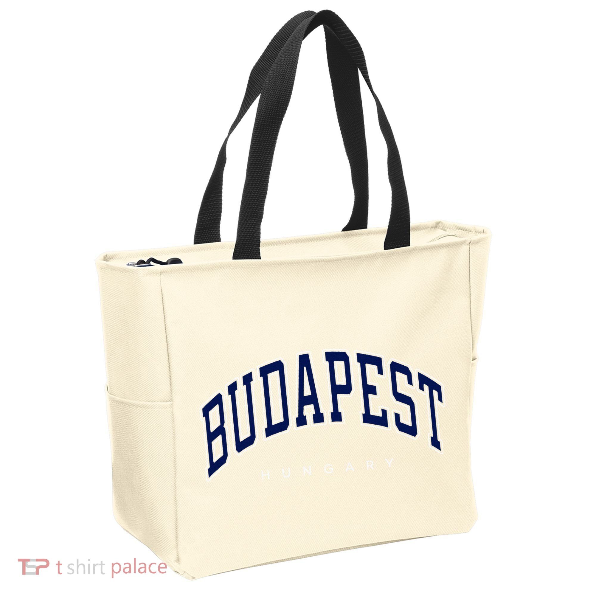 Budapest Hungary Varsity Style Tote Bag