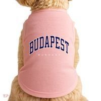 Budapest Hungary Varsity Style Doggie Tank thumb 0