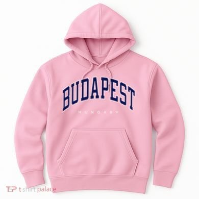 Budapest Hungary Varsity Style Hoodie