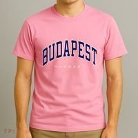 Budapest Hungary Varsity Style T-Shirt thumb 3