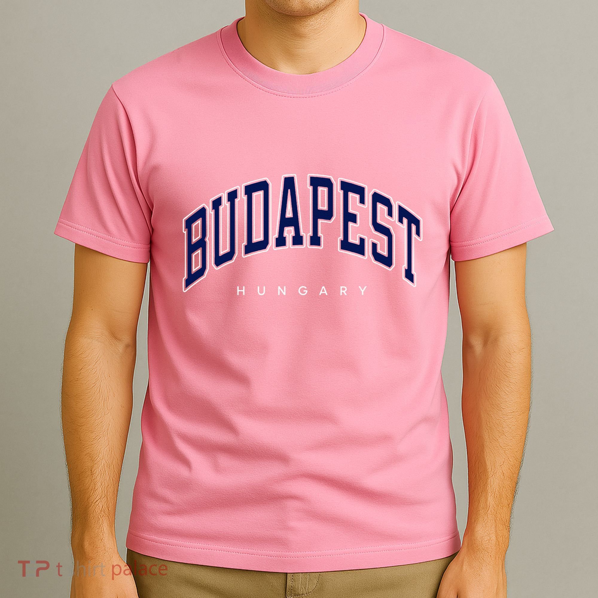 Budapest Hungary Varsity Style T-Shirt