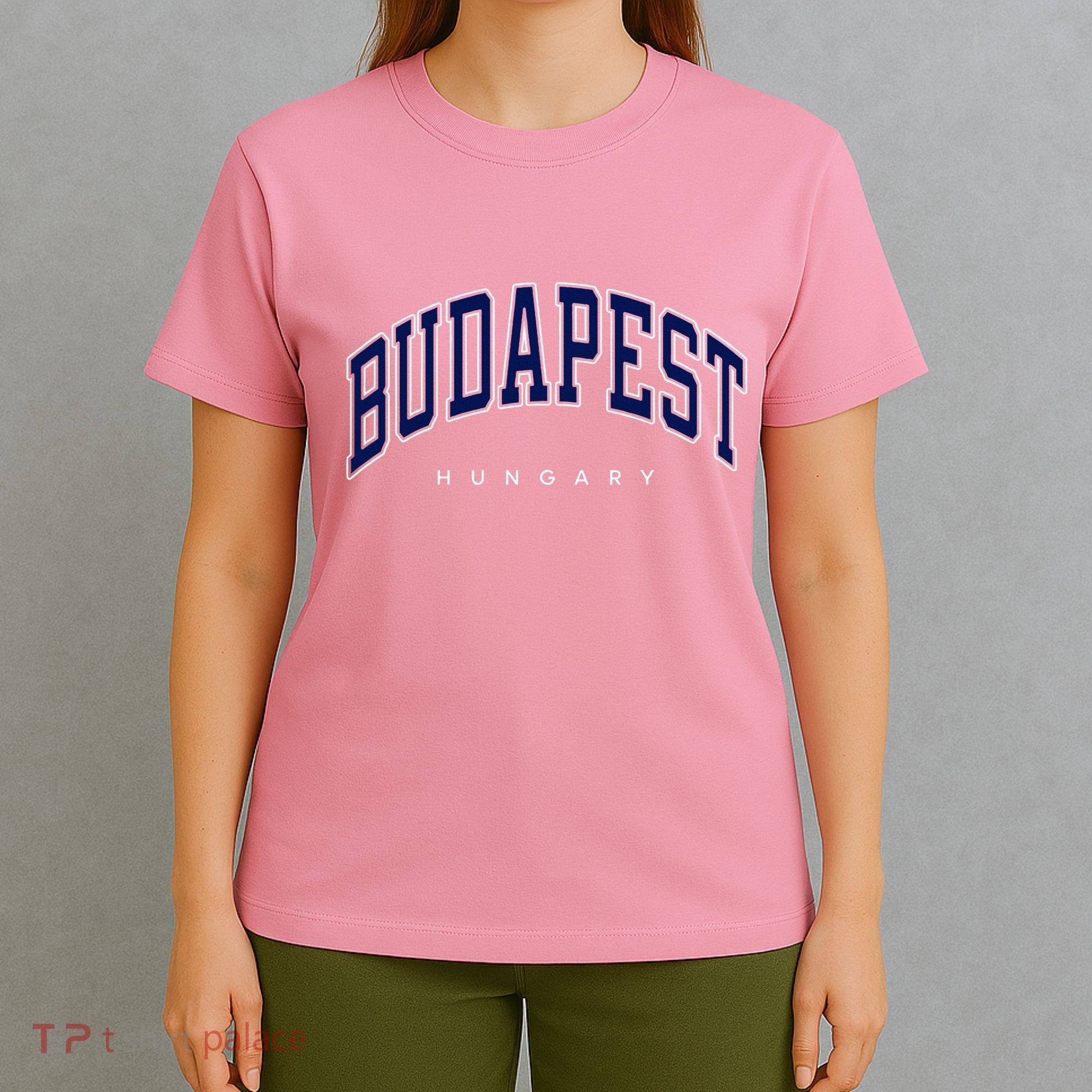 Budapest Hungary Varsity Style T-Shirt