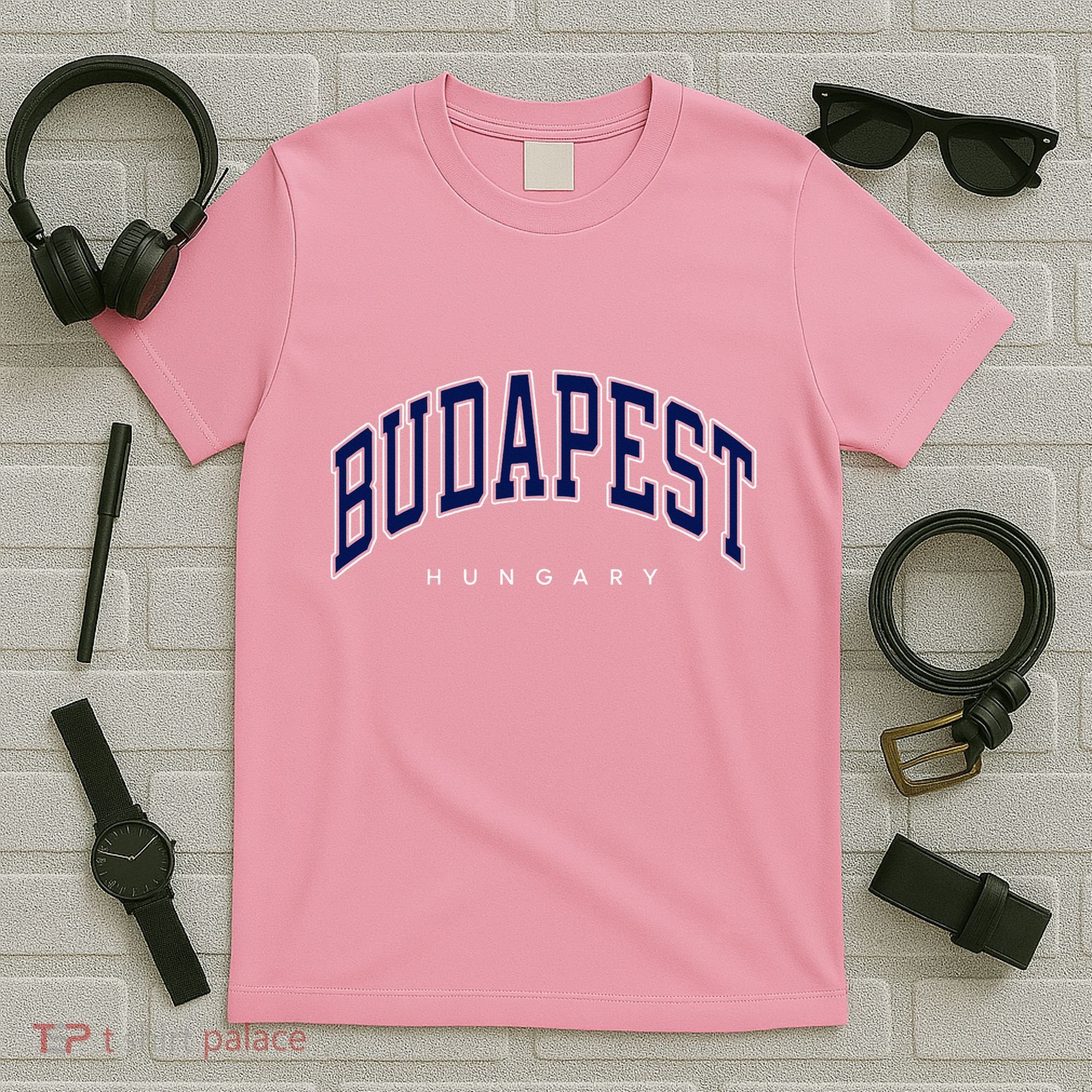 Budapest Hungary Varsity Style T-Shirt