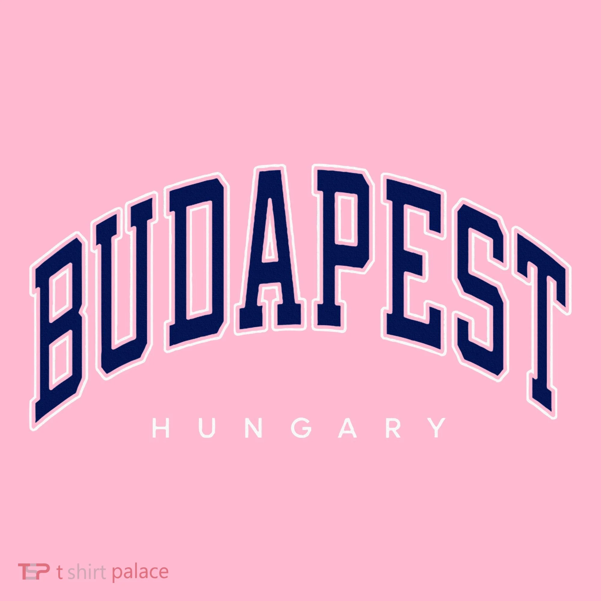 Budapest Hungary Varsity Style Toddler Hoodie