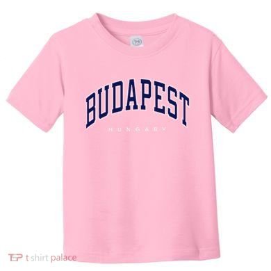 Budapest Hungary Varsity Style Toddler T-Shirt