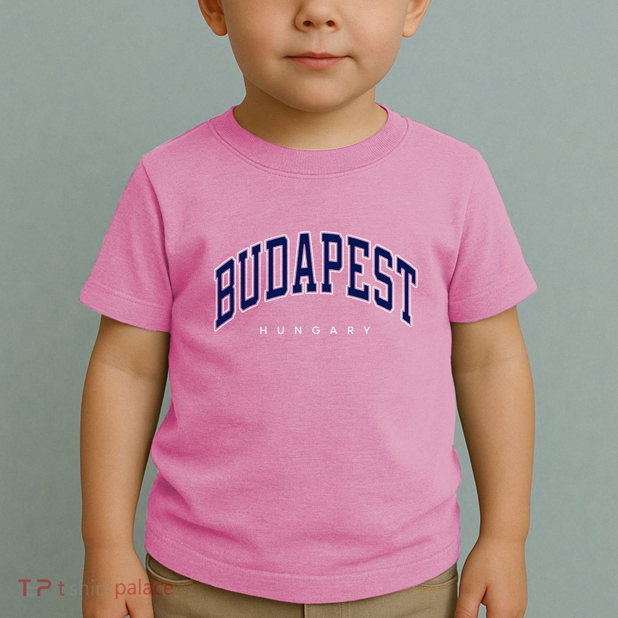 Budapest Hungary Varsity Style Toddler T-Shirt