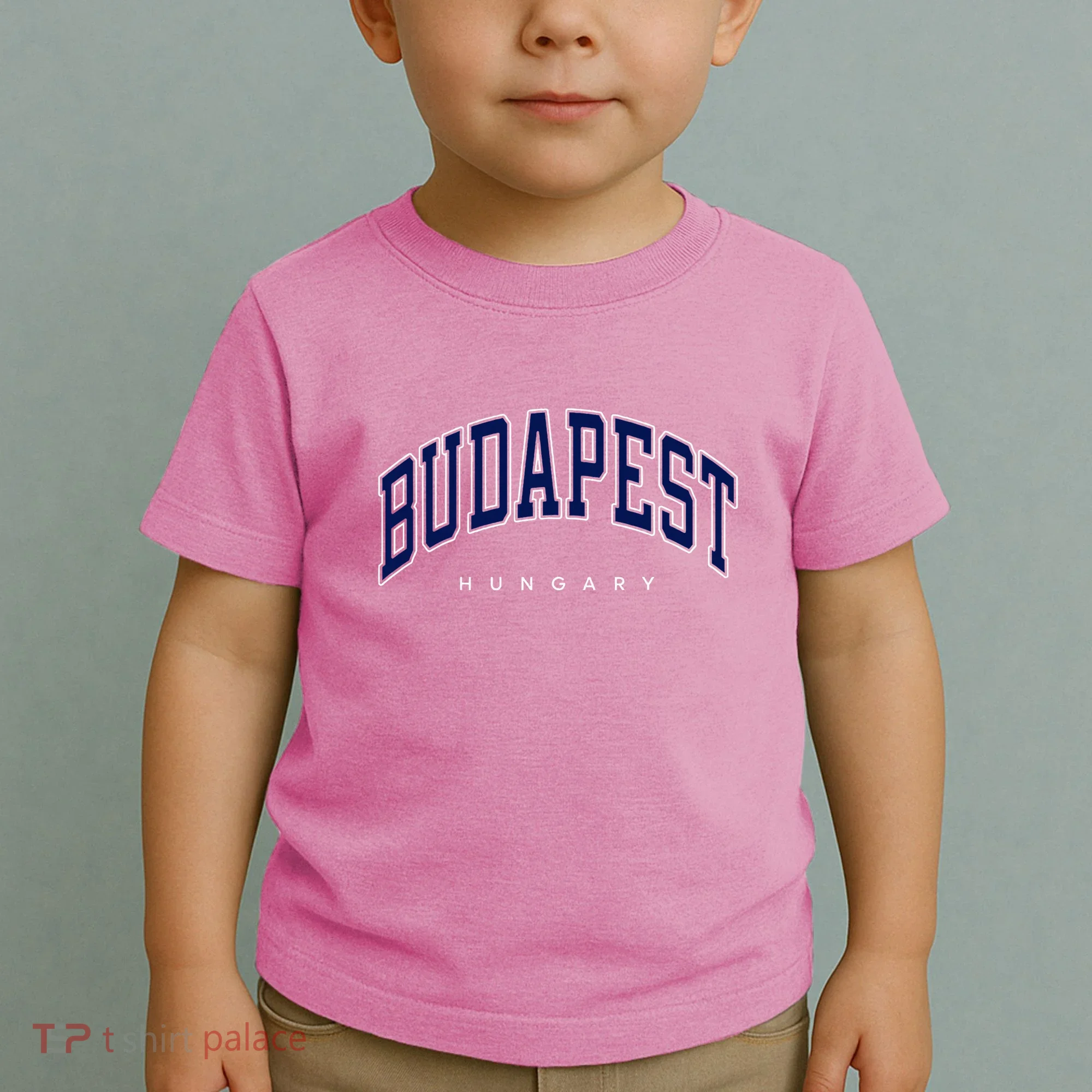 Budapest Hungary Varsity Style Toddler T-Shirt