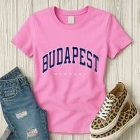 Budapest Hungary Varsity Style Women's T-Shirt thumb 3
