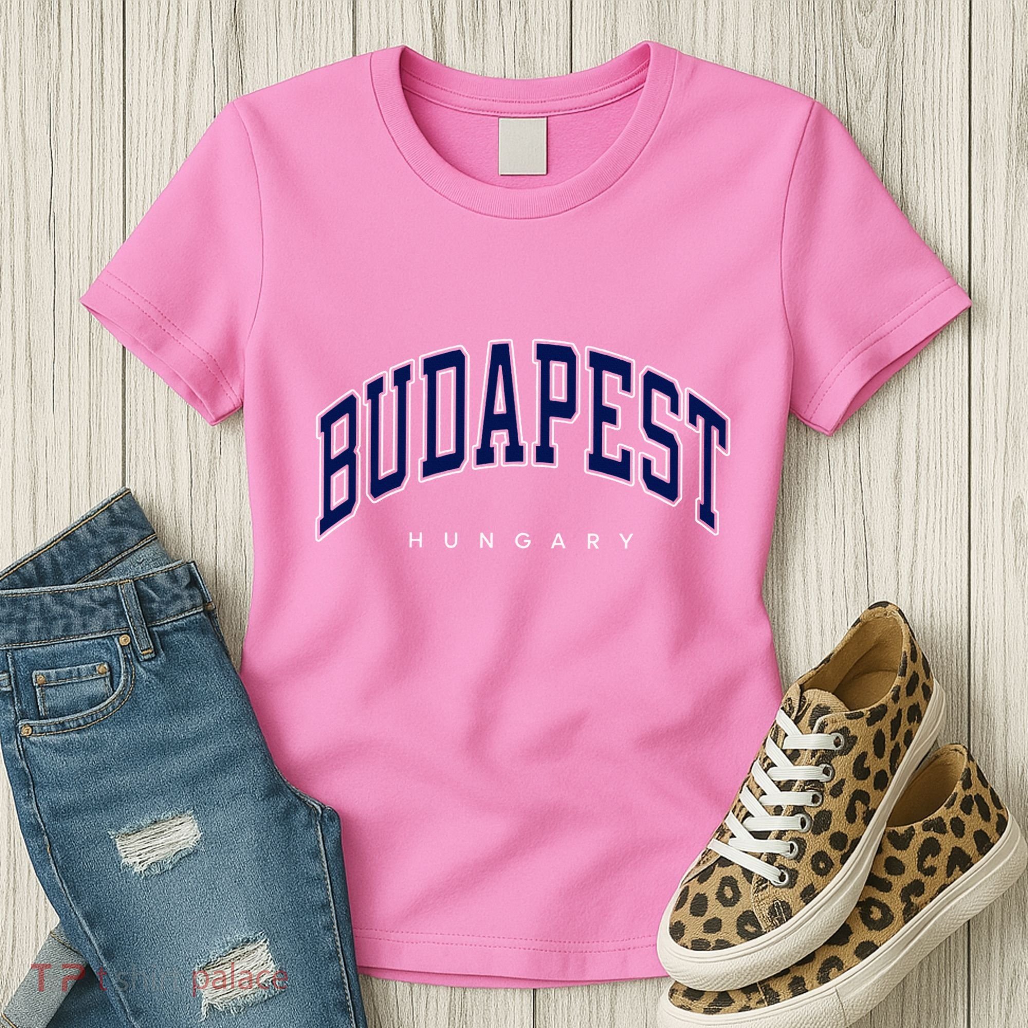 Budapest Hungary Varsity Style Women's T-Shirt