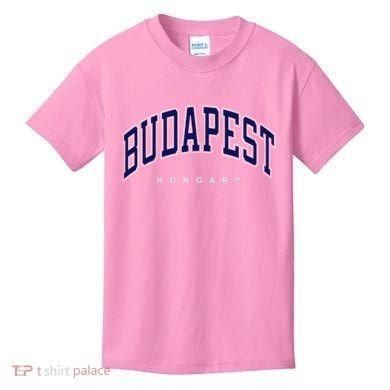 Budapest Hungary Varsity Style Kids T-Shirt