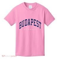 Budapest Hungary Varsity Style Kids T-Shirt thumb 0